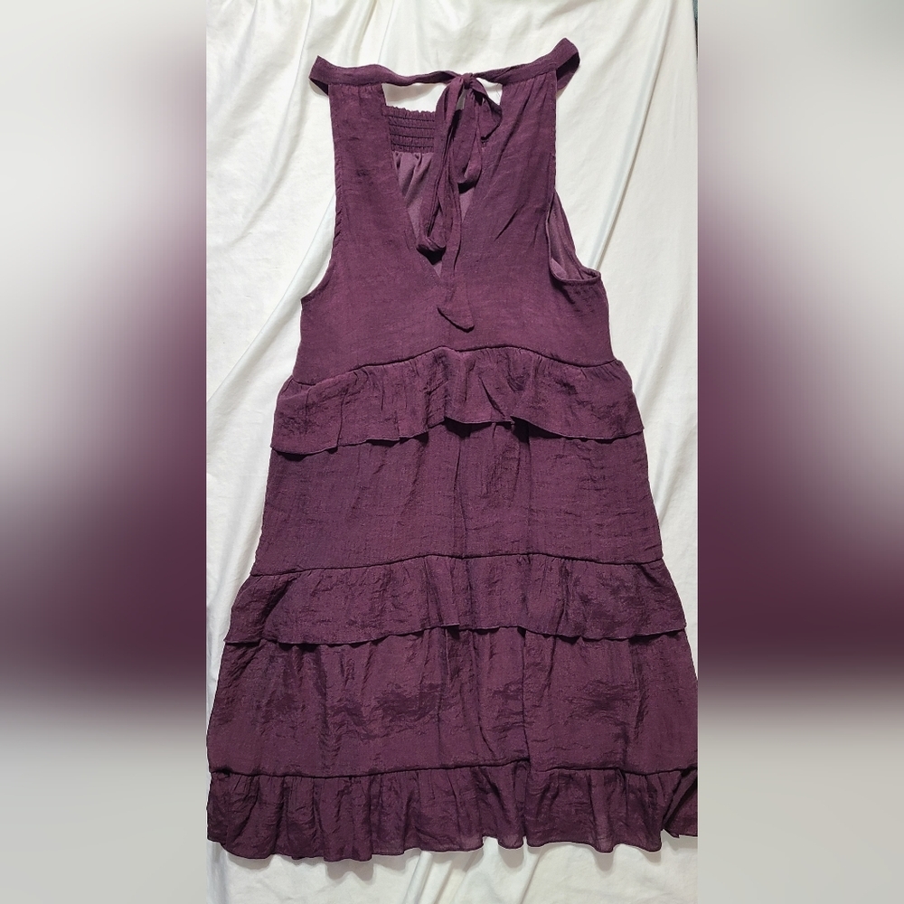 Grace + Karma dress purple with ruffles M. Perfect for HOCO - Picture 4 of 8